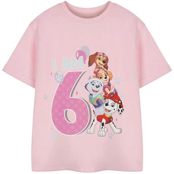 Dessins Animés Camiseta I Am 6 para niña