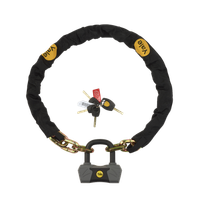 candado de cadena maxima seguridad para bici o moto 1800mm