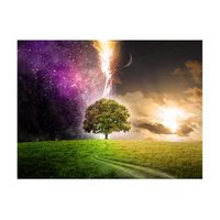 papel pintado 3d - magic tree 350x270 cm
