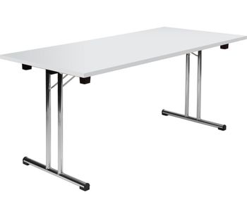 Space Folding Table - White, White