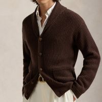 polo ralph lauren cotton knit cardigan - xxl