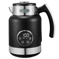 taylor swoden asher pro - hervidor de agua retro de toque frio 20 l doble pared de acero inoxidable 2200w ajuste de temperatura40-100 r pantalla led mantener caliente 2 hora