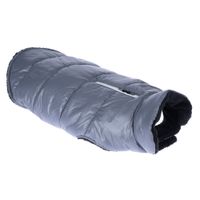 zooplus basics abrigo con cremallera reflectante para perros - aprox 40cm de longitud dorsal