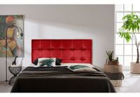 cabecero iris polipiel rojo 190