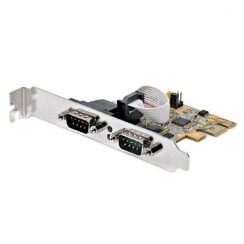 Tarjeta PCIe Serial StarTech.com 21050-PC-SERIAL-LP 2 Puertos RS-232 FIFO256B Perfil Bajo