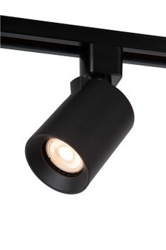 Iluminación sobre rieles de aluminio 1xgu10 (mr16), negro