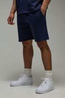 pantalon corto man active holgado con estampado training dept navy