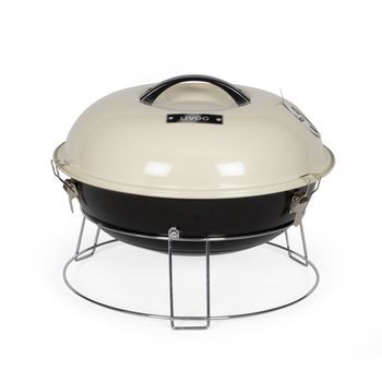 Livoo Barbacoa De Carbón 38cm Beige - Doc301