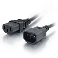 cable de alimentacion c2g de 2 m iec320c13 a iec320c14 18 awg