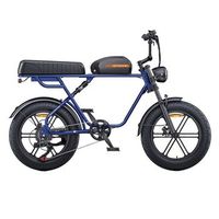 bicicleta electrica engwe m1 para dos pasajeros con bateria de 48 v y 156 ahazul