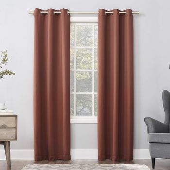 Cortinas Blackout Con Ojetes Ahorra Energia 40x84
