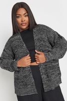 yours cardigan gris con manga globo mujer curvy y tallas grandes yours