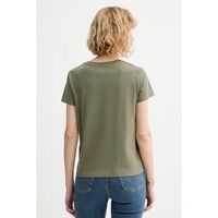 levis tops y camisetas 39185 0404 - the perfect tee-deep lichen green para mujer