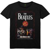 the beatles tops y camisetas our world 1967 para mujer