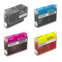 canon bji-201 full set original inks 4 pack