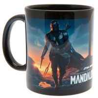 taza mandalorian night fall star wars ceramica 310 mls