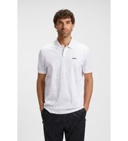 boss para hombre 50548325 polo clash blanco l casual algodon manga corta