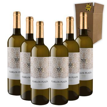 Carlos Plaza Verdejo - Pack 6 Botellas 75 Cl - 0,0% Vol.