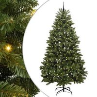 arbol de navidad artificial verde 300 cm pvc y metal vidaxl