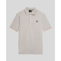 lyle  scott polo sp1524vog tipped polo-x734 pale grey para hombre