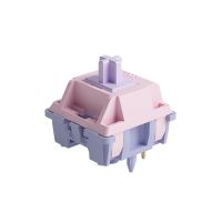 akko-interruptor silencioso lineal dispositivo de 5 pines 50gf compatible con teclado mecanico mx 45 piezas