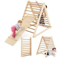 triangulo de escalada con escalera parque infantil plegable triangulo de peldanos para el desarrollo en la naturaleza