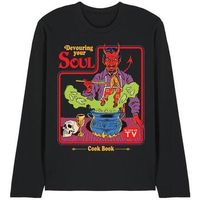 steven rhodes camiseta manga larga devouring your soul para mujer
