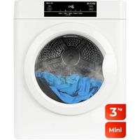 evvo  s3 mini secadora compacta de 3 kg blanco secado por evacuacion sensor de humedad