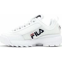 fila deportivas moda distruptor ii patches white 5fm00538 para mujer