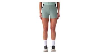 Pantalon corto de running para mujer ayaq levico verde