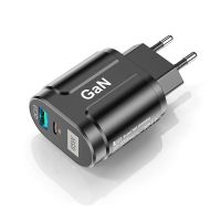 gan tech cargador uslion de 65w con 2 puertos usb pd 33w usb-c pd33w qc30 pd30 fcp afc adaptador de carga rapida