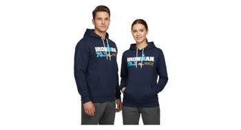 Ironman 70 3 francia sudadera con capucha azul marino