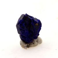 chessylite - pierre natural de francia chessy -les -mines - cristal de azurita raro y multicolor  409 ct - certificado de autenticidad incluido 