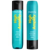 matrix total results high amplify volumising  shampoo and conditioner for fine flat hair 300ml duo