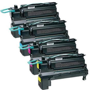 Compatible Multipack Lexmark C792E Printer Toner Cartridges (4 Pack) -C792A1KG
