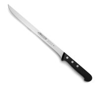 cuchillo jamonero de acero inoxidable nitrum 240 mm mango negro