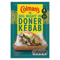 colmans big night in doner kebab mix sachet