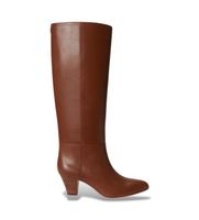 lauren ralph lauren para mujer 802p15714002 botas de piel emrsyn tl marron 37 3 a 5cm ninguno casual