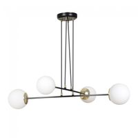 lampara colgante signo negro 4 luces