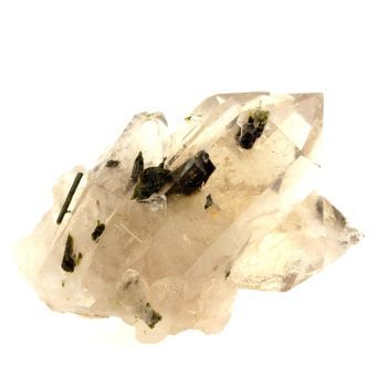 Quartz + Epidote - Piedra Natural De Brasil, Caetité - Curación Y Piedra De Crecimiento Personal | 1825.0 Ct - Certificado De Autenticidad Incluido |