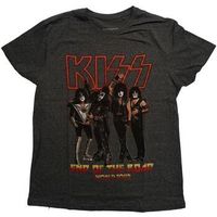 kiss tops y camisetas end of the road tour para mujer
