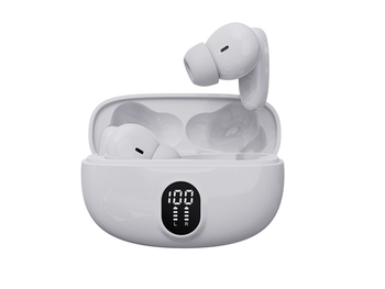 AURICULARES BLUETOOTH DENVER INALAMBRICOS CON EFECTO DE LUZ BLANCO