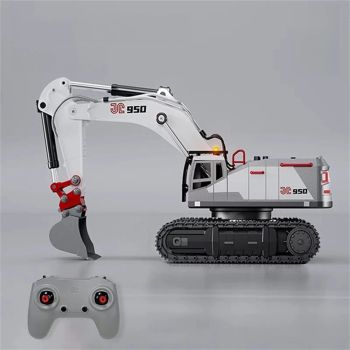 JLRC 9581 RTR 1/50 2.4G 28CH Todo aleación RC coche excavadora 950 tornillo principal control remoto simulación de vehíc