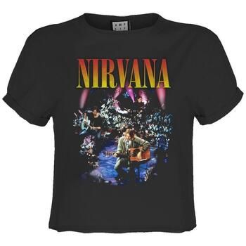 Amplified Clothing Camiseta manga larga Live In Ny para mujer