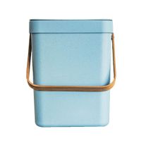 cubo de basura de mesa azul  5l
