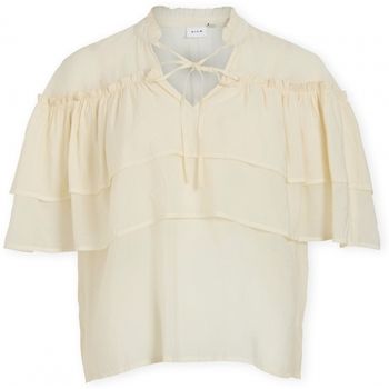 Vila Blusa Top Flowy - Birch para mujer