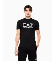 ea7 para hombre 7m001412af22264 camiseta core identity negro l casual algodon manga corta