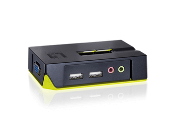 CONMUTADOR 2 PCS KVM LEVEL ONE VGA USB KVM-0221