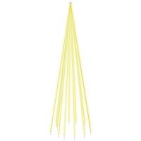 arbol de navidad en asta de bandera 732 led blanco calido 500cm vidaxl