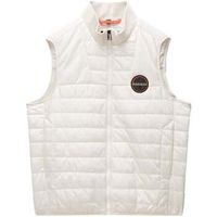 napapijri chaqueta de punto tosa vest gilet off white beige para hombre